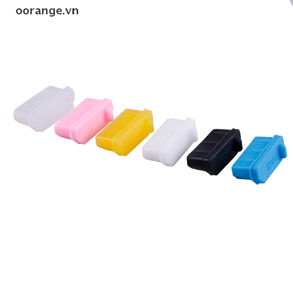 Bộ 10 miếng vỏ silicone chống bụi cho đầu HDMI cao cấp