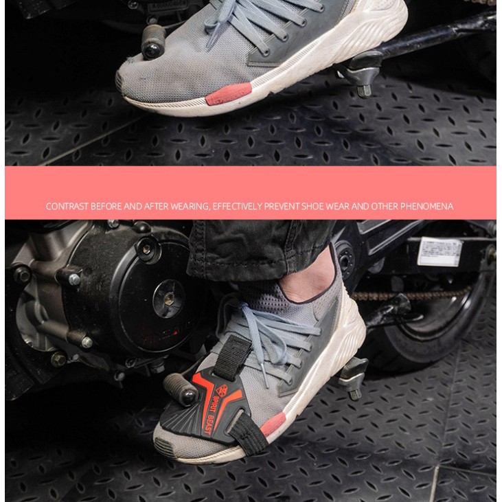 Đệm Cao Su Bảo Vệ Mũi Giày Khi Sang Số Mô Tô Xe Máy Spirit Beast