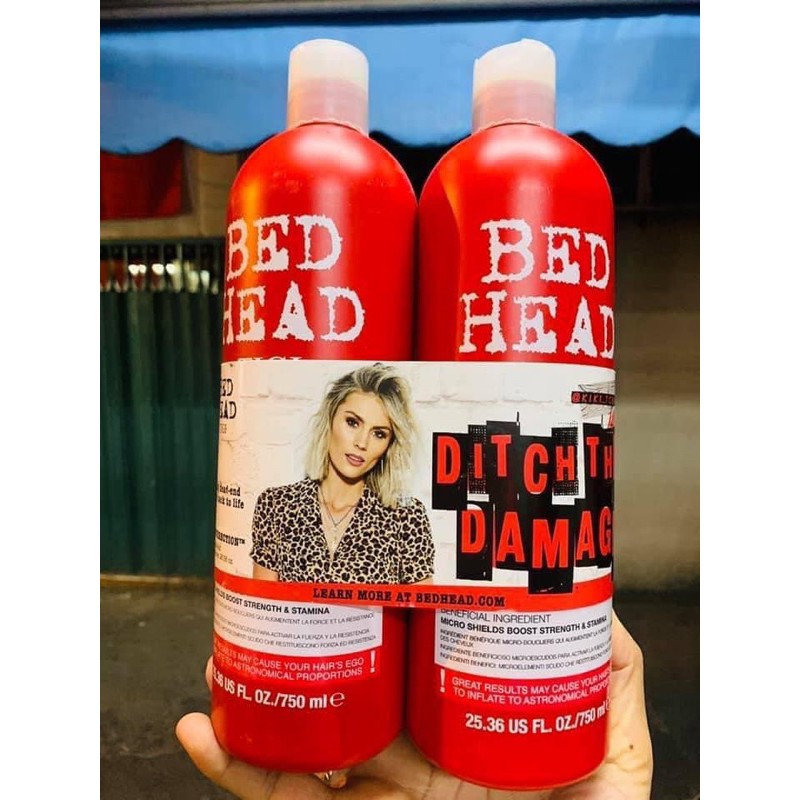 [ Hàng Chính Hãng] Dầu Gội - Xả TIGI đỏ-Phục hồi tóc khô sơ, hư tổn (Red) 750ml - |Siêu thơm|Siêu mềm mượt