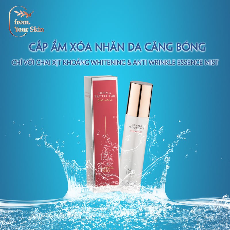 Xịt khoáng Derma Protecter siêu hot hit căng bóng làn da