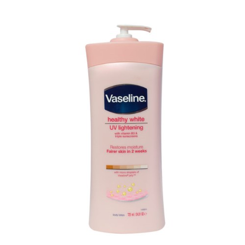 Mẫu cũ 725ml Sữa Dưỡng Thể Vaseline Healthy White UV Lightening
