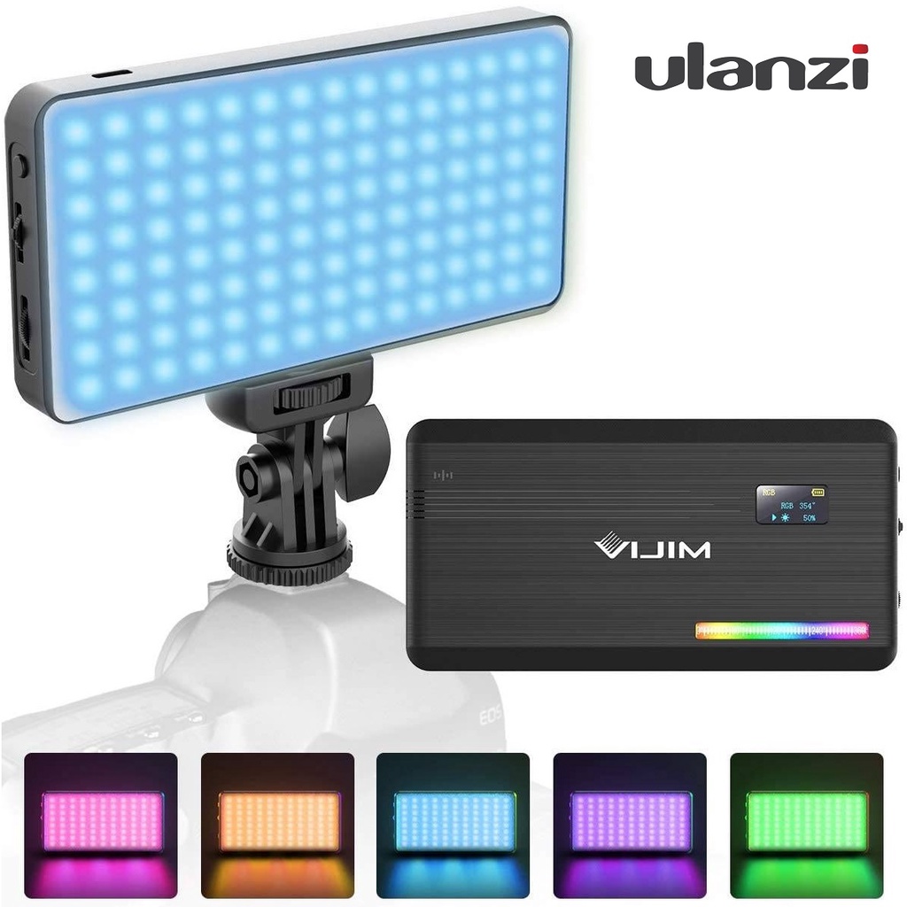 Đèn led mini cho điện thoại, máy ảnh, máy quay phim Ulanzi VIJIM VL196 Led RGB