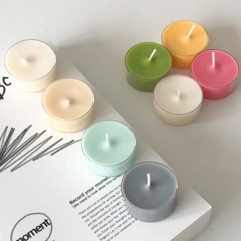 Cốc Nến Tealight Nhựa Trong Suốt - Cốc Đựng Nến Handmade