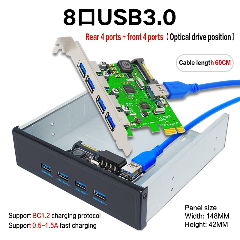 Card Mở Rộng Pci-e Sang Usb 3.0 4 Cổng Tốc Độ Cao Nec | BigBuy360 - bigbuy360.vn