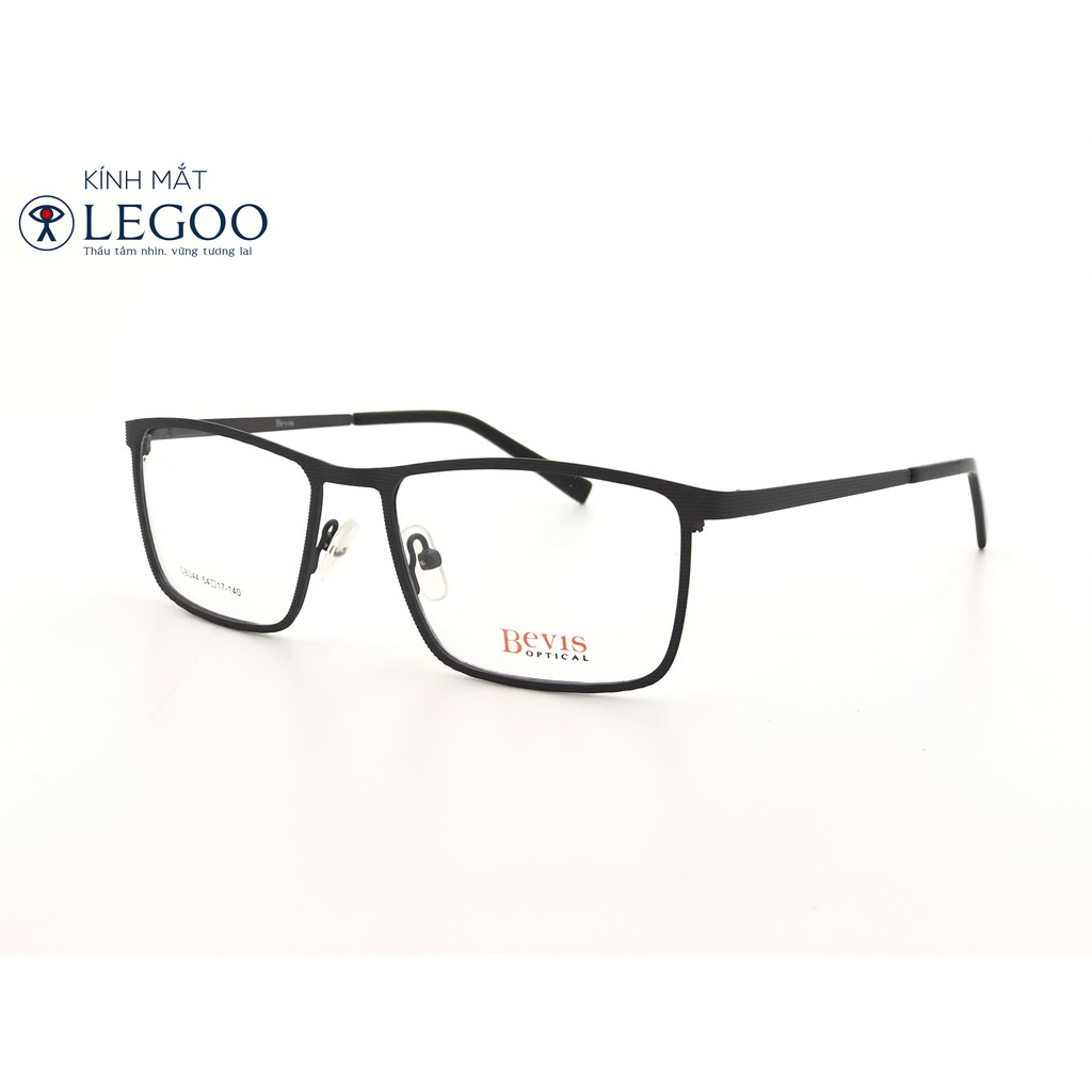 [LEGOO] Gọng kính cận nam nữ cao cấp, kính chống bụi BEVIS chính hãng Hàn Quốc, dáng vuông tròn nhiều màu – GB044