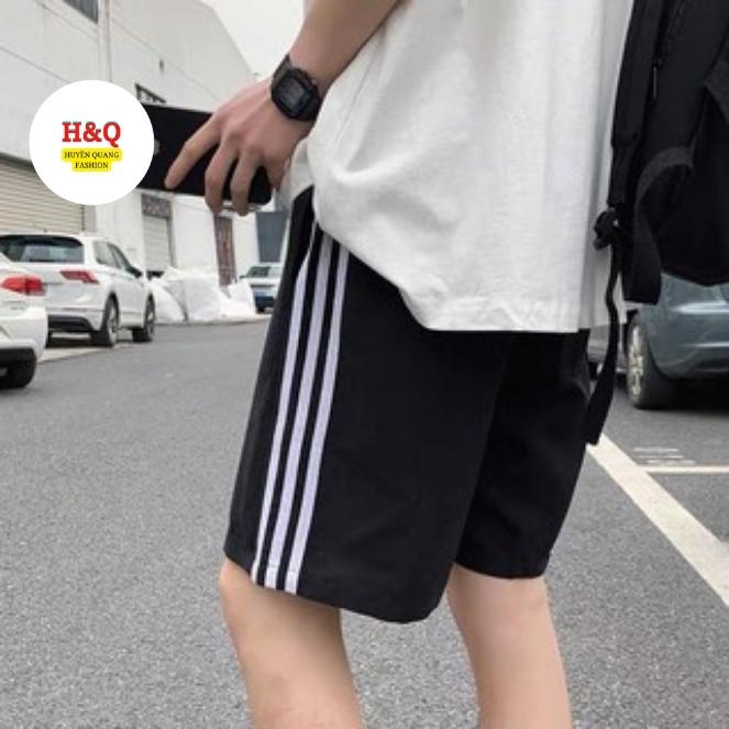 Quần short đùi ba sọc unisex nữ siêu rẻ Ulzzang _ Huyền Quang