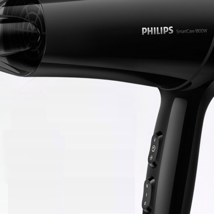 Máy sấy tóc Philips 2 chiều nóng lạnh BHC020 công suất lớn 1800W tạo kiểu tóc chuyên nghiệp chuẩn salon - BH 2 năm