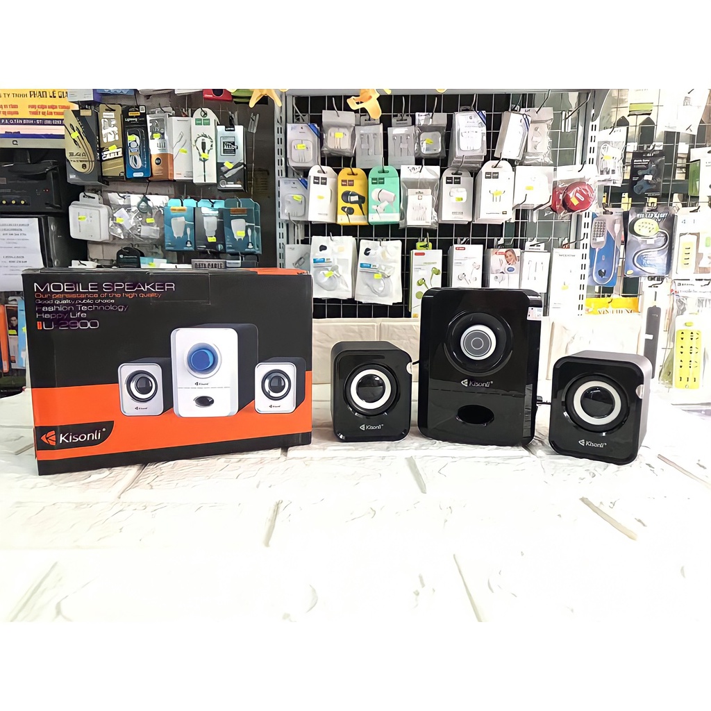 Loa vi tính U2900 ⚡FREESHIP⚡ Âm thanh siêu hay_bass ấm_Chính hãng Kisonli_ BH 6 tháng_VILATA SHOP