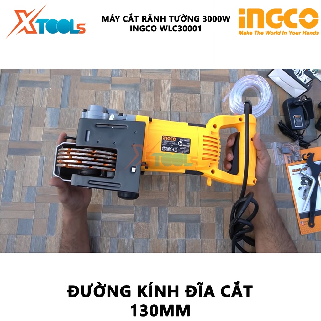 Máy cắt rãnh tường INGCO WLC30001 máy phay rãnh tường 3000W