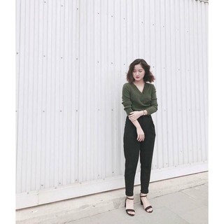 QUẦN BAGGY TÂY ĐEN - NỮ