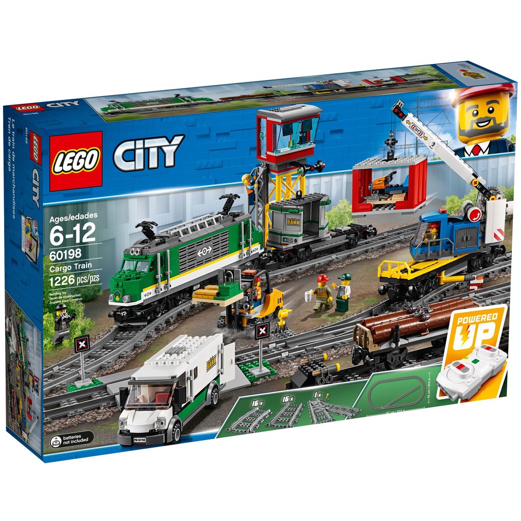 LEGO City 60198 Xe lửa chở hàng Điều khiển từ xa (Mẫu mới)