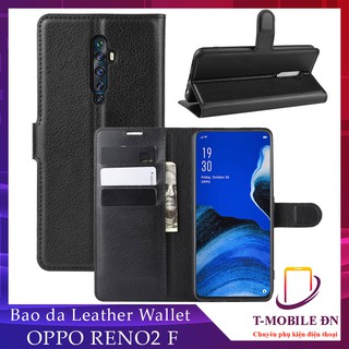 Bao da Oppo Reno2 F/ Oppo Reno 2F cao cấp có nắp gập và chống xem phim