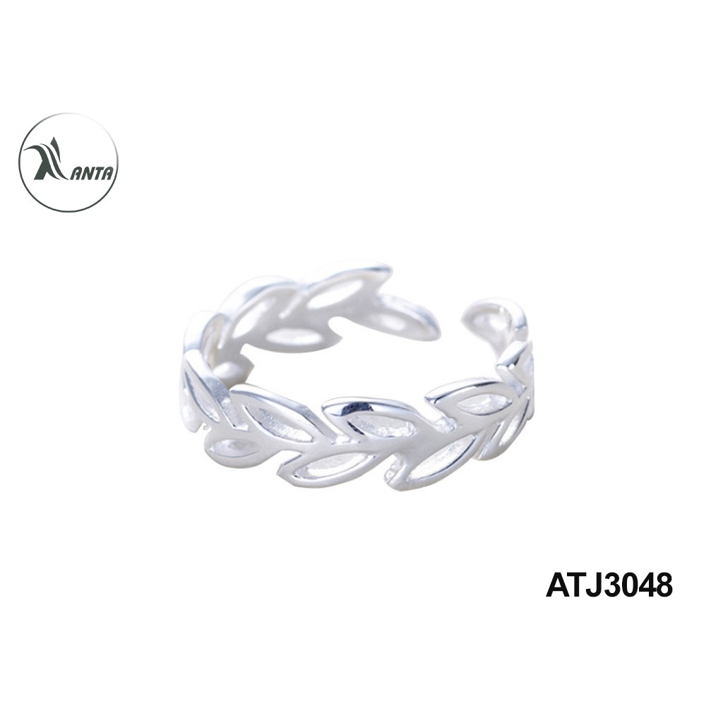Nhẫn bạc 925 hình chiếc lá thời trang cho nữ 2020 ANTA Jewelry ATJ3048