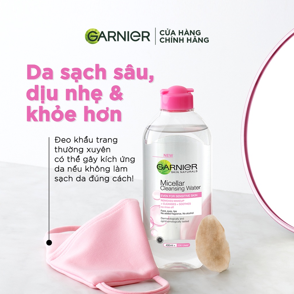 [HB Gift] Nước Tẩy Trang làm sạch sâu dịu nhẹ cho da nhạy cảm - Garnier Micellar Cleansing Water 50ml  | BigBuy360 - bigbuy360.vn