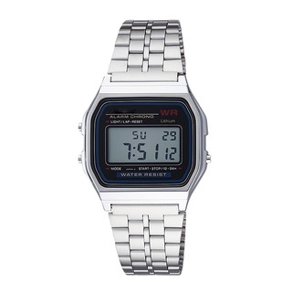 Đồng hồ nam, nữ A159W dây thép không gỉ , kiểu dáng cổ điển dành cho giới trẻ. Mini_watches