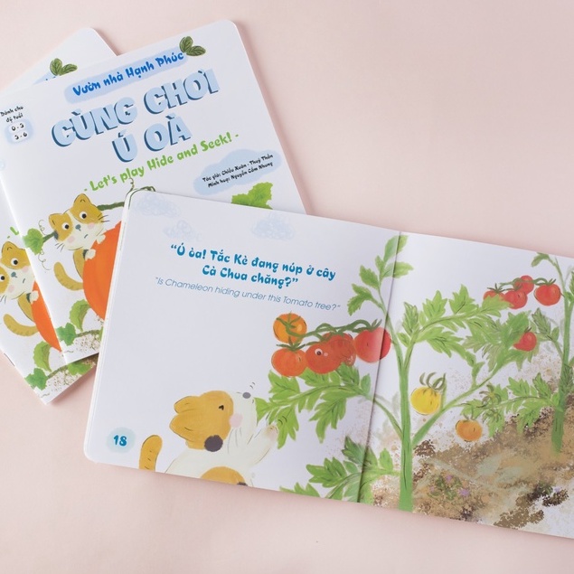 Sách Đọc To 3 Dễ - Bộ Vườn Nhà Hạnh Phúc 3 cuốn cho bé 0-3 tuổi