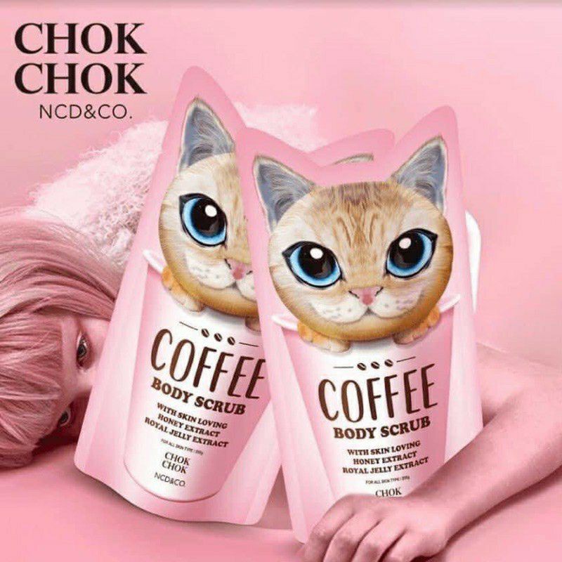 [ CAM KẾT CHÍNH HÃNG] TẨY TẾ BÀO CHẾT TOÀN THÂN CHOK CHOK CÀ PHÊ - COFFEE BODY SCURUB 200G - TẨY DA CHẾT CHOKCHOK