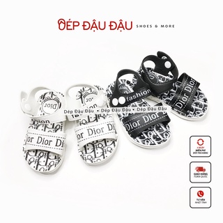 Dép quai hậu sandal chống trơn trượt quai da đế mềm cho bé trai bé gái