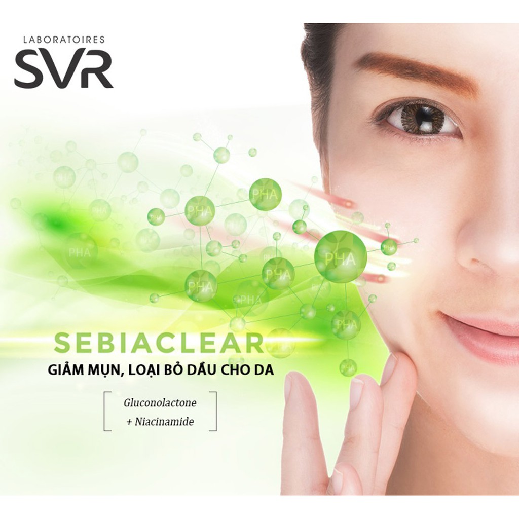 Sữa Rửa Mặt SVR Sebiaclear Gel Moussant  - Dành Cho Da Dầu Mụn