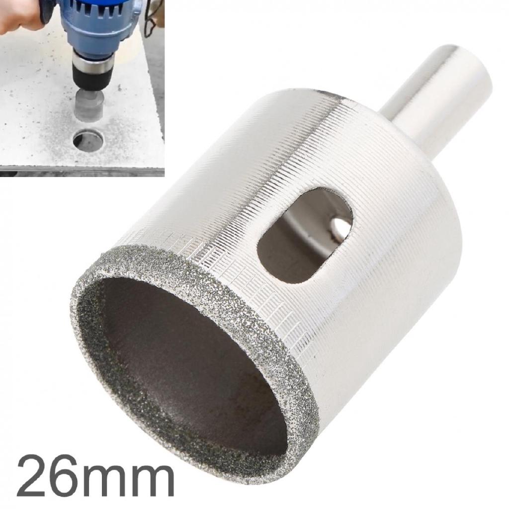 Mũi khoan kính 26mm cho vật liệu kính phủ kim cương