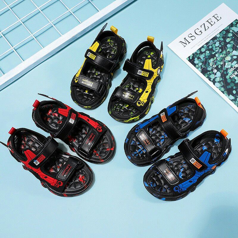 Giày sandal nhện bé trai mẫu mới đế cao su chắc chắn