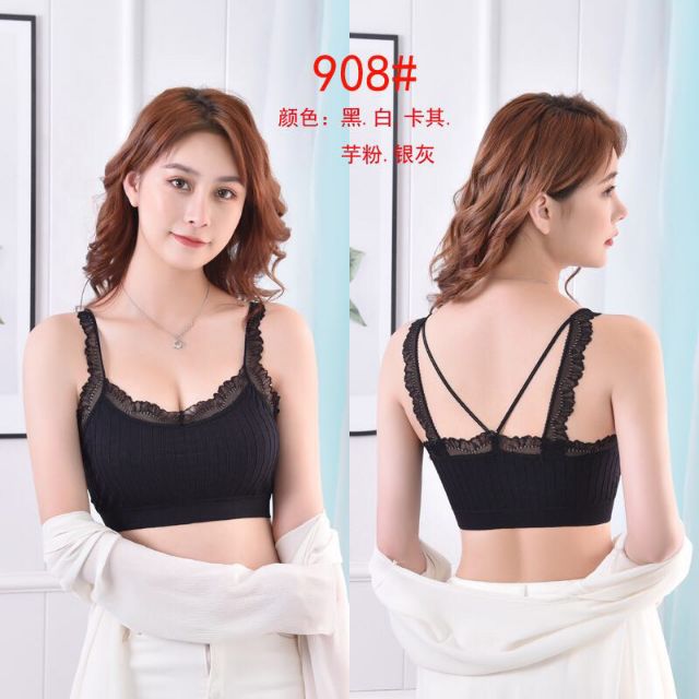 (906) áo bra đan dây tập các kiểu