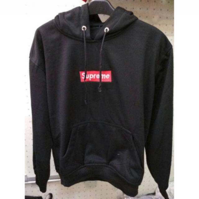 Áo Hoodie Supreme Màu Đỏ Đen