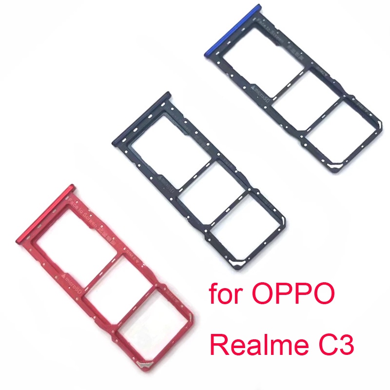 Ốp Điện Thoại Có Khe Đựng Thẻ SIM Cho OPPO A1K Realme C1 C2 C3