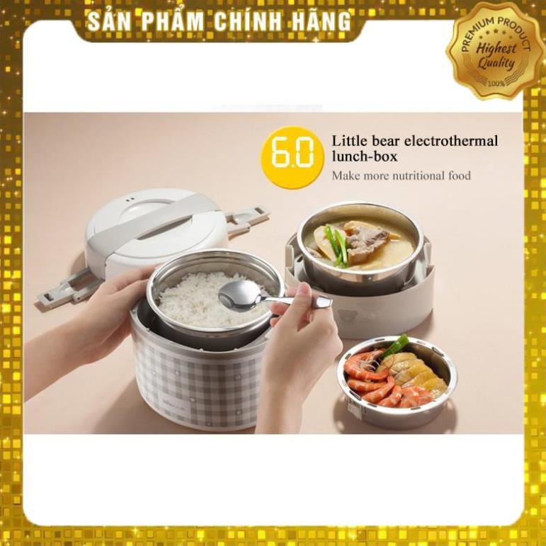 Hộp cơm cắm điện Bear DFH-A20D1, nấu chín và hâm nóng thực phẩm | BigBuy360 - bigbuy360.vn