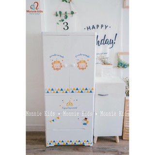 TỦ NHỰA 4 TẦNG ĐỂ ĐỒ CHO BÉ