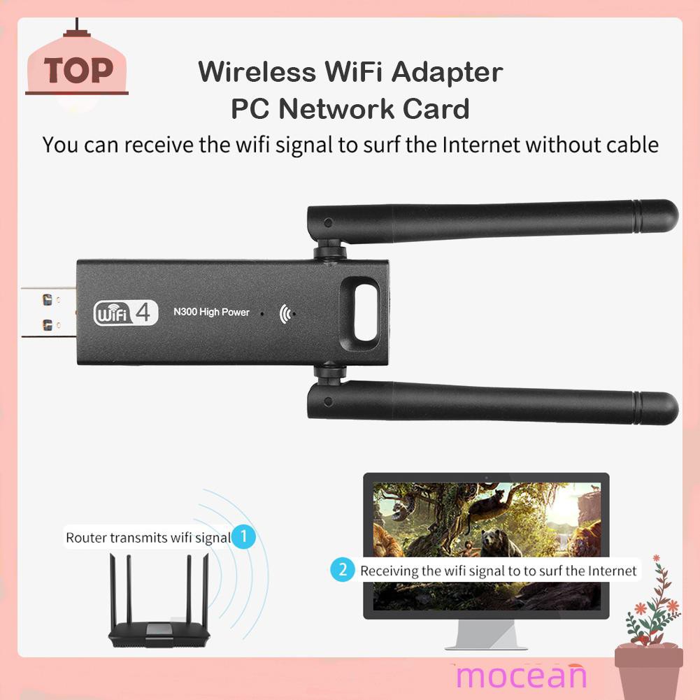 Usb 3.0 Wifi Không Dây 300mbps Mocean Cho Laptop / Pc | BigBuy360 - bigbuy360.vn