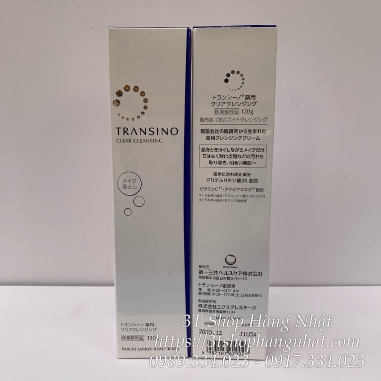 Tẩy trang TRANSINO Clear Cleansing