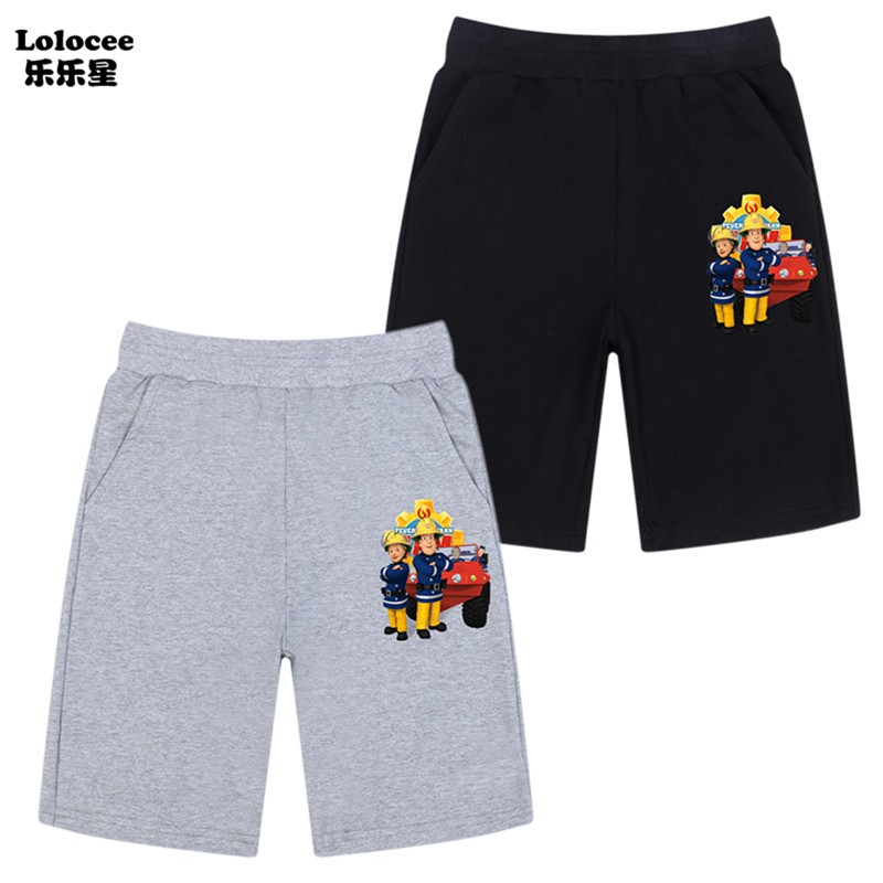 Quần Short Lưng Thun In Hình Super Mario Cho Bé Trai &amp; Gái