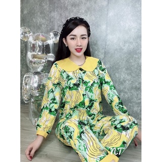 Set lụa mago tay dài siêu sang