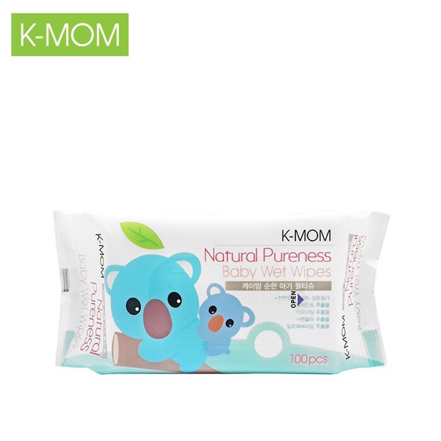 KHĂN ƯỚT CAO CẤP K-MOM HÀN QUỐC (100c)