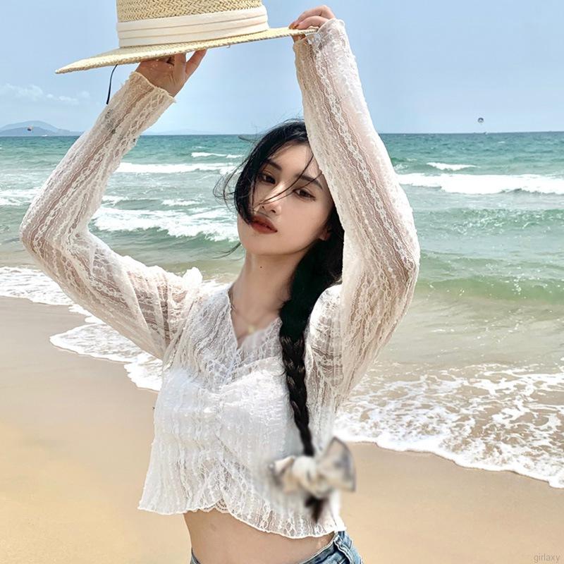 Áo Ren Tay Dài Thời Trang Dành Cho Nữ