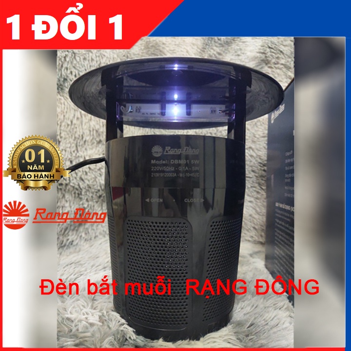 Đèn Bắt Muỗi Công Suất 5w Cao Cấp Chính Hãng Rạng Đông DBM01 5W