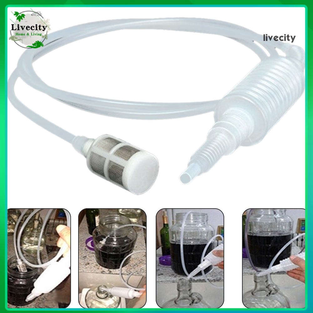 Ống Xi Phông Bơm Bia Rượu Làm Từ Nhựa Cấp Thực Phẩm An Toàn Và Không Độc Hại