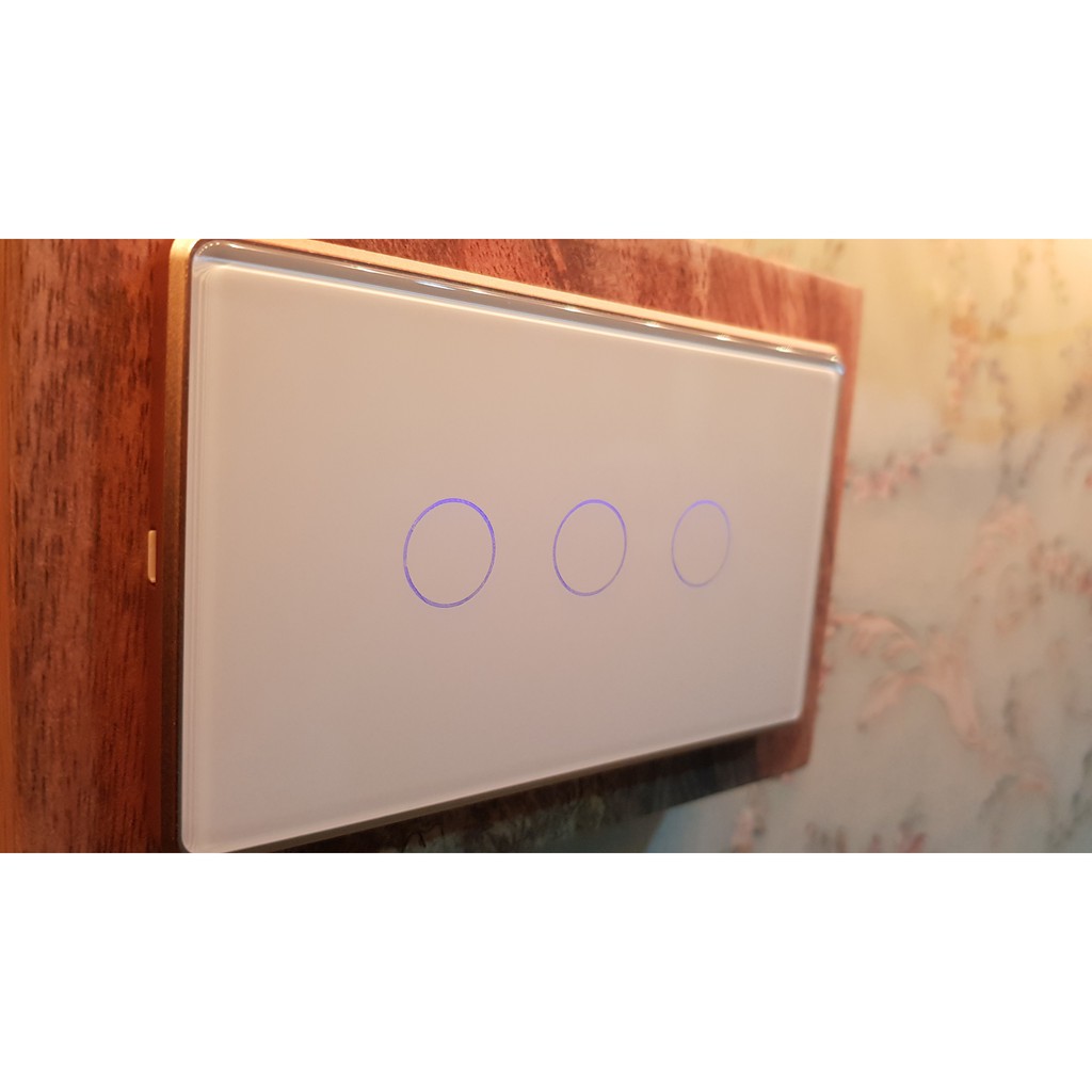 Công Tắc Thông Minh TUYA ZIGBEE - Viền nhôm vàng cao cấp