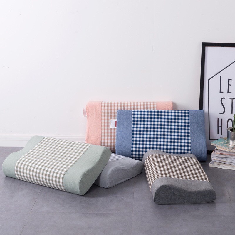 Gối Cao Su Non Loại To Kích Thước 50x30cm, Gối Cao Su Non Cao Cấp 100% (được chọn mẫu)