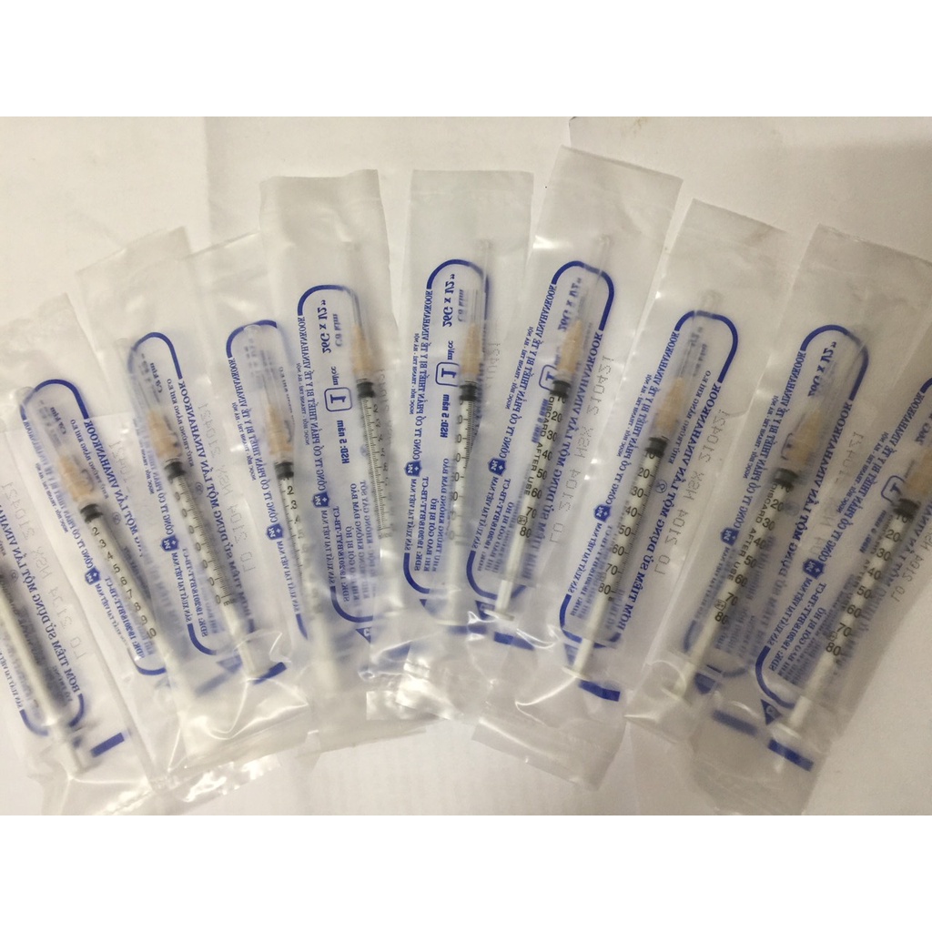 Combo 10 xi lanh 1ml
