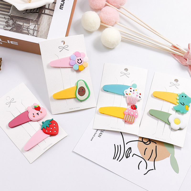 Kẹp tóc thiết kế kiểu họa tiết hoạt hình dễ thương Jp5