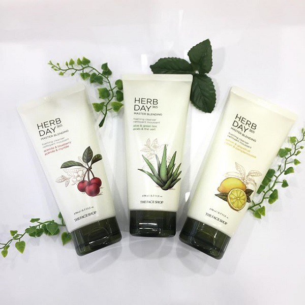 Sữa Rửa Mặt Herb Day 365 Master Sạch, Sáng Mịn Da Blending Foaming Cleanser 170ml