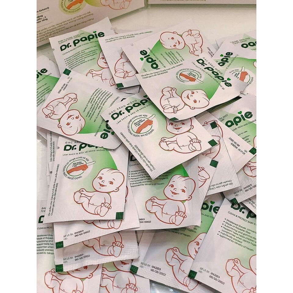 Gạc Rơ Lưỡi Dr. PaPie xỏ ngón