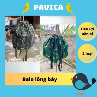 Balo lồng bẫy chào mào, choè PAVICA phụ kiện lồng chim cao cấp loại đặc biệt