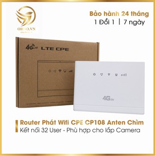 Bộ Phát Modern Wifi 4G LTE CPE CP 108 (32 user) Anten chìm Cục Phát Sóng Wifi Tốc Độ Cao Ổn Định - OHNO VIỆT NAM