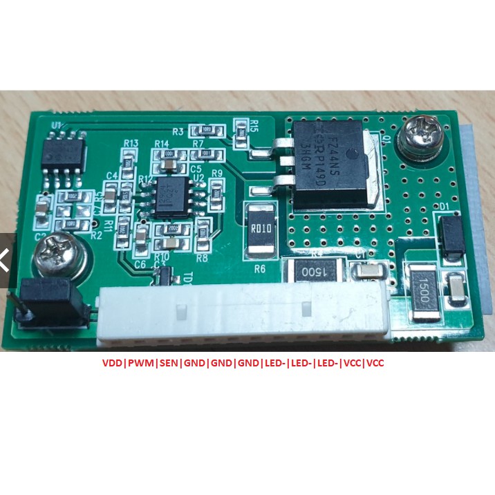 Mạch hạ áp DC có PWM và đo dòng 90W