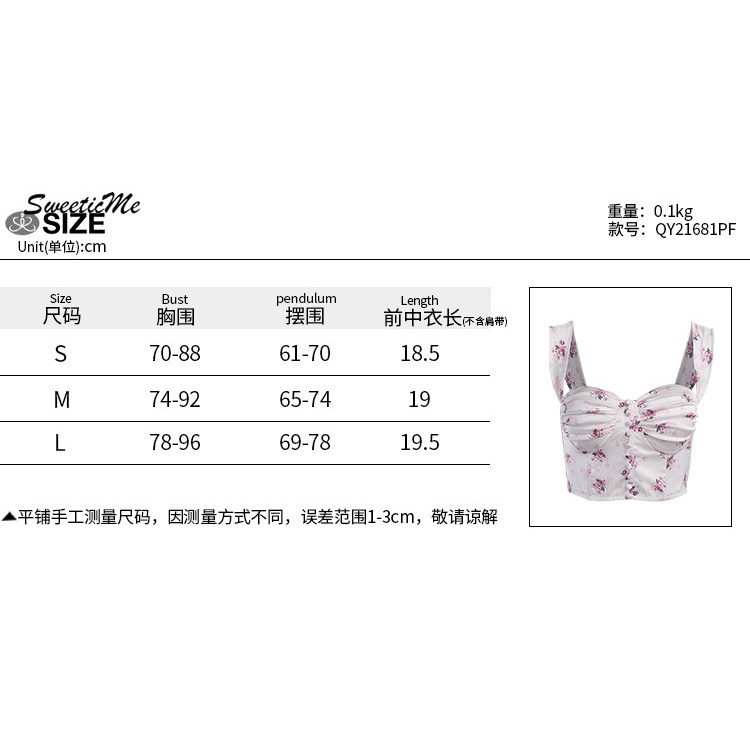 Sweeticme 2022 Dây Đeo Hoa Sexy Hàng Đầu