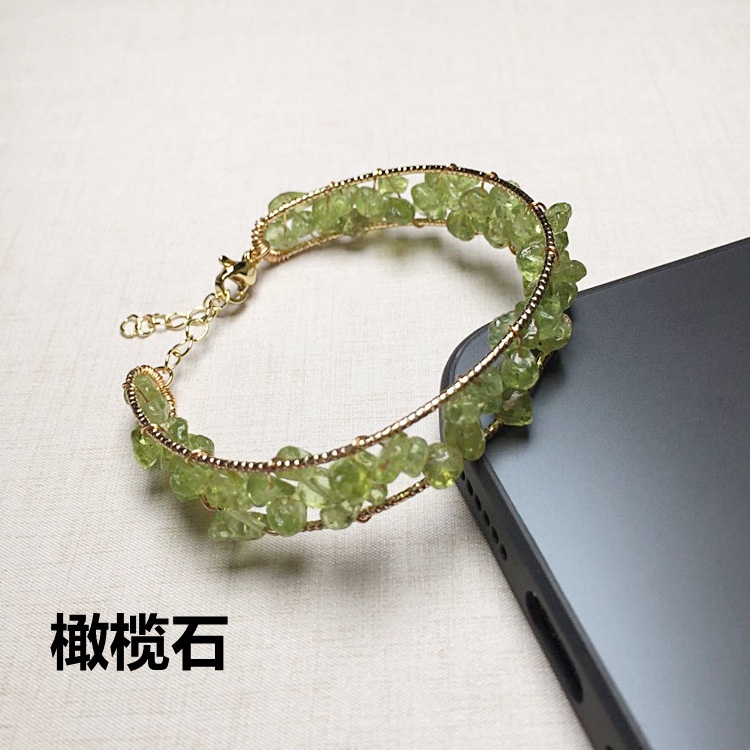 Vòng Tay Chuỗi Hạt Đá Fluorite Tự Nhiên