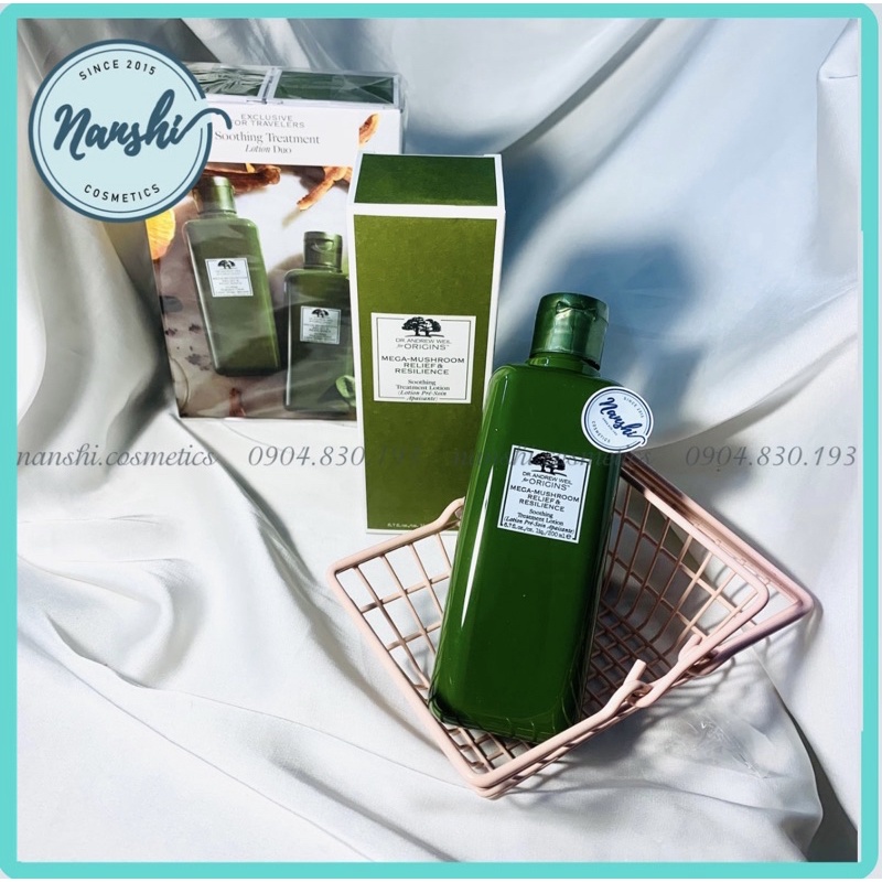 Lotion Nấm Origins Mega-Mushroom Skin Relief Smoothing Treatment 200ml